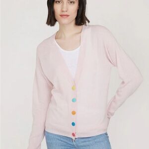 Boden Allendale Button Cardigan in milkshake